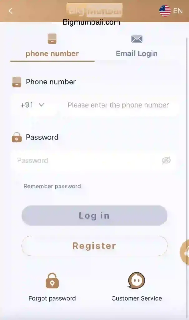 big Mumbai login