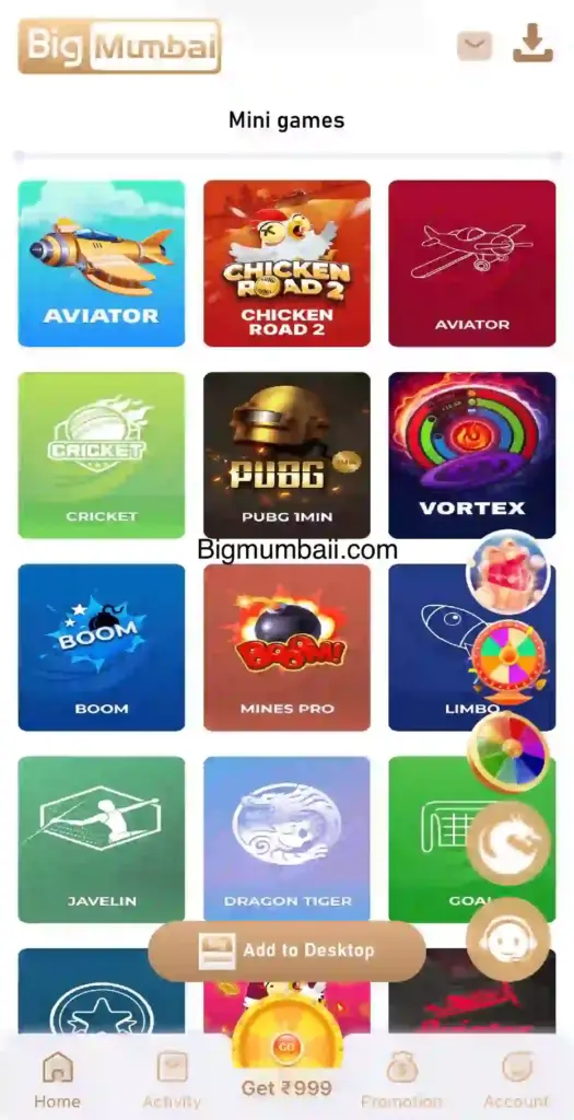 big Mumbai mini games